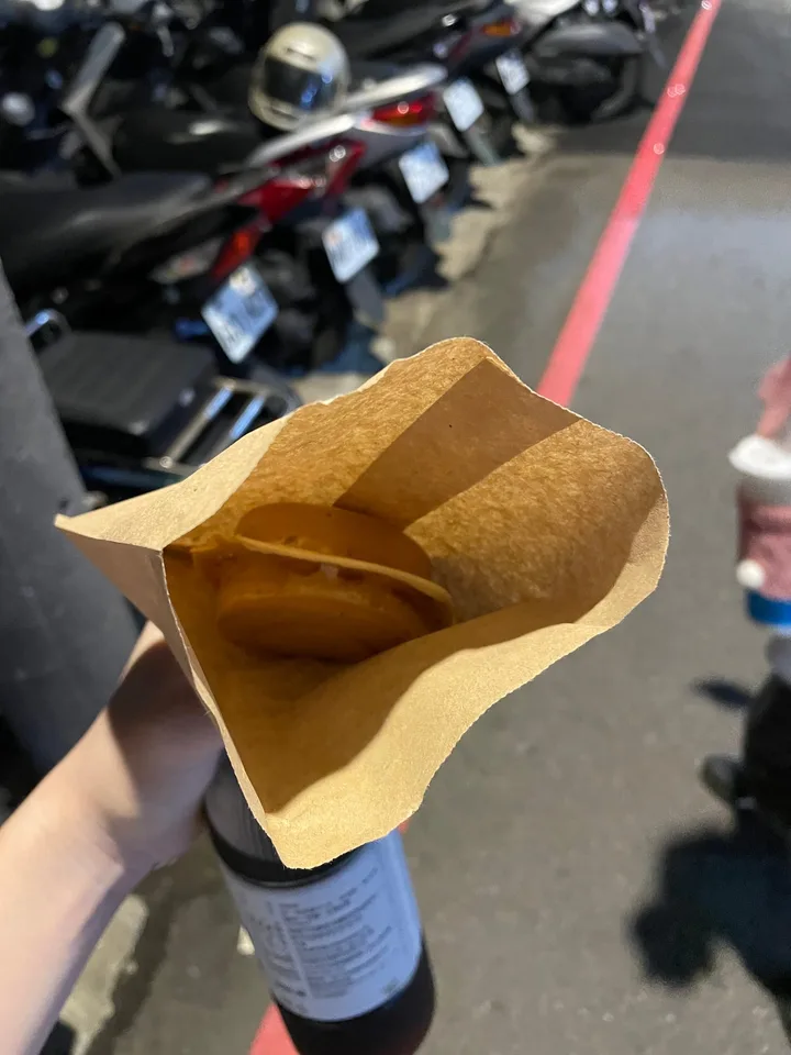 妤芩 黃分享的拉絲起司車輪餅